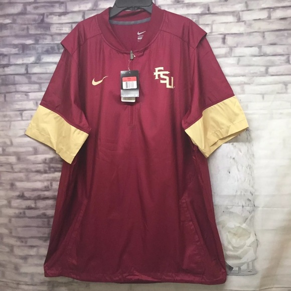 nike hot short sleeve pullover jacket